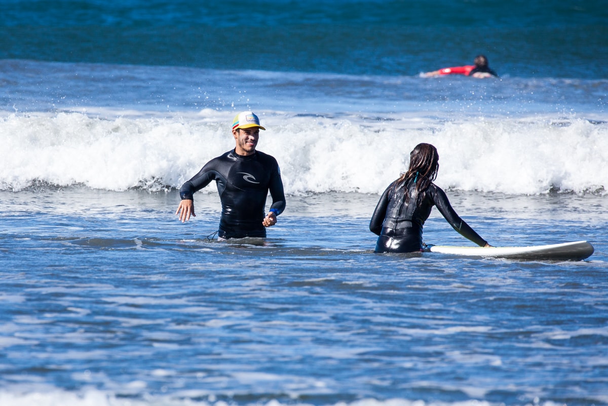 Technical surf coaching for beginners and competitors at Surf Simply's  beautiful, all inclusive boutique resort in Nosara, Costa Rica.